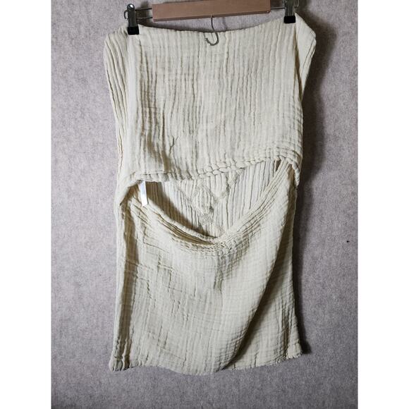 URBAN OUTFITTERS Tan Gauze Stretch Boho Textured STANDARD Pillow Sham - Set of 2 - Picture 2 of 10